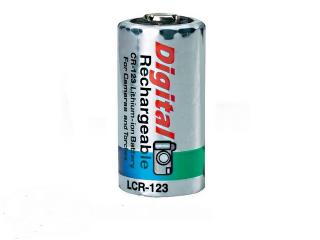 LCR123 - CR123 Rechargeable Lithium Battery